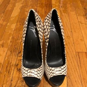 Giuseppe Zanotti python pumps